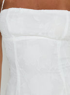Delamere Mini Dress White Burnout