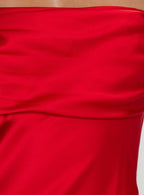 Azura Off The Shoulder Maxi Dress Red