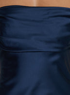 Azura Off The Shoulder Maxi Dress Navy