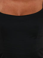 Yumiko Scoop Playsuit Black