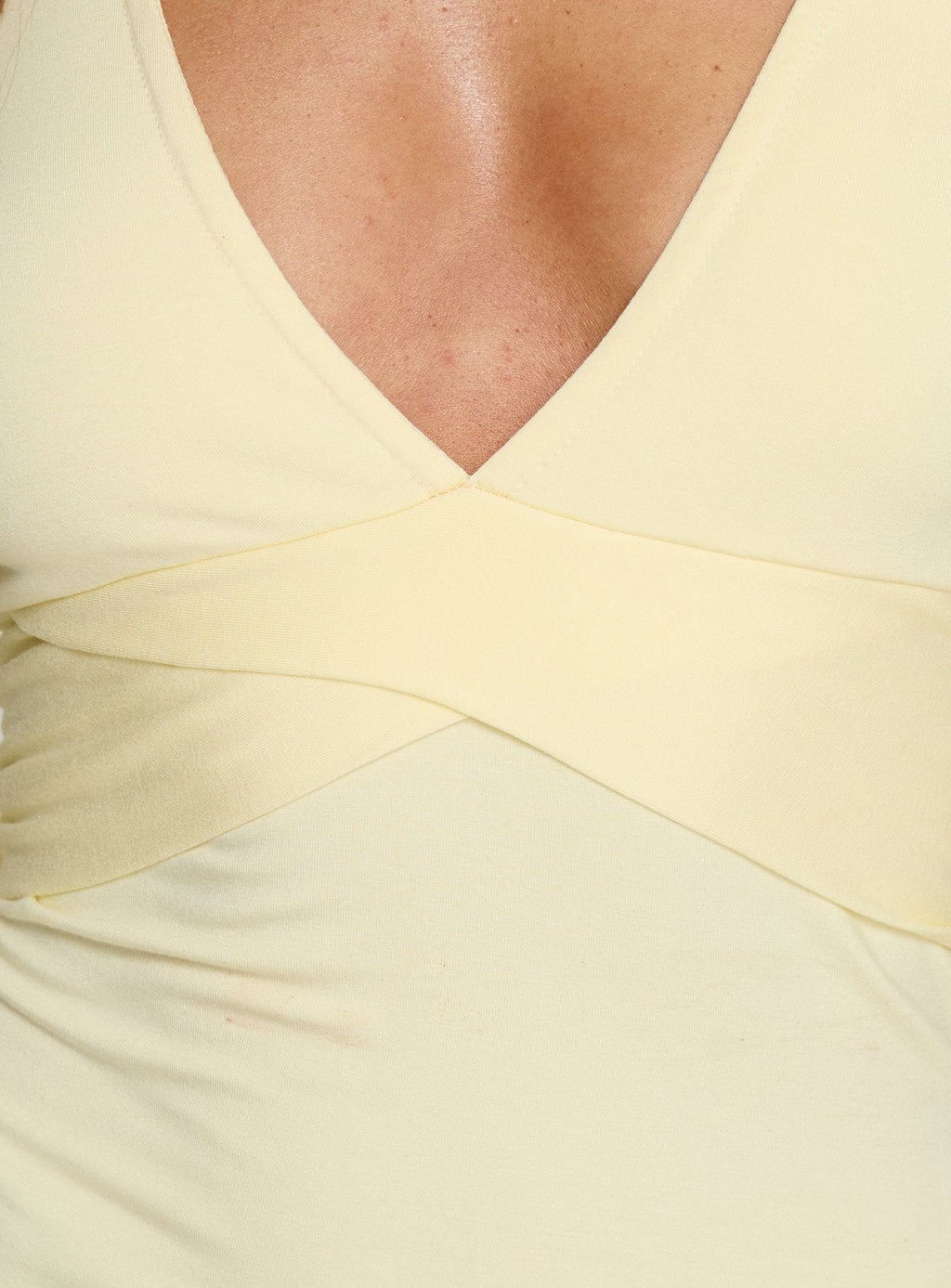 Madelon Long Sleeve Wrap Top Butter