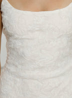 Alyra Embroidered Mini Dress White