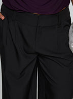 Two Lovers Low Rise Pants Black Curve