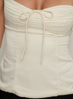 Hildy Tie Back Top Butter
