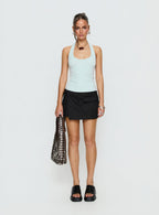 Samarie Cargo Mini Skirt Black