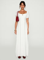 Summer Song Maxi Dress White