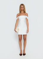 Zabbarra Mini Dress White Floral