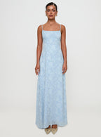 South Of France Maxi Dress Blue