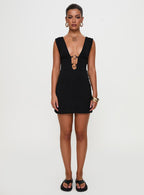 Steward Mini Dress Black
