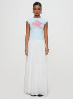 Mya Maxi Skirt White