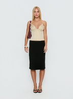 Scorsese Corset Top Champagne