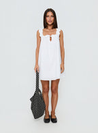 Swing Mini Dress White Petite