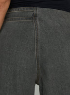 Paltrow Mid Rise Wide Leg Cargo Jeans Washed Grey