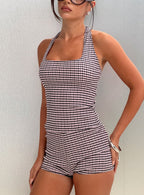 Feijoa Knit Halter Top Multi