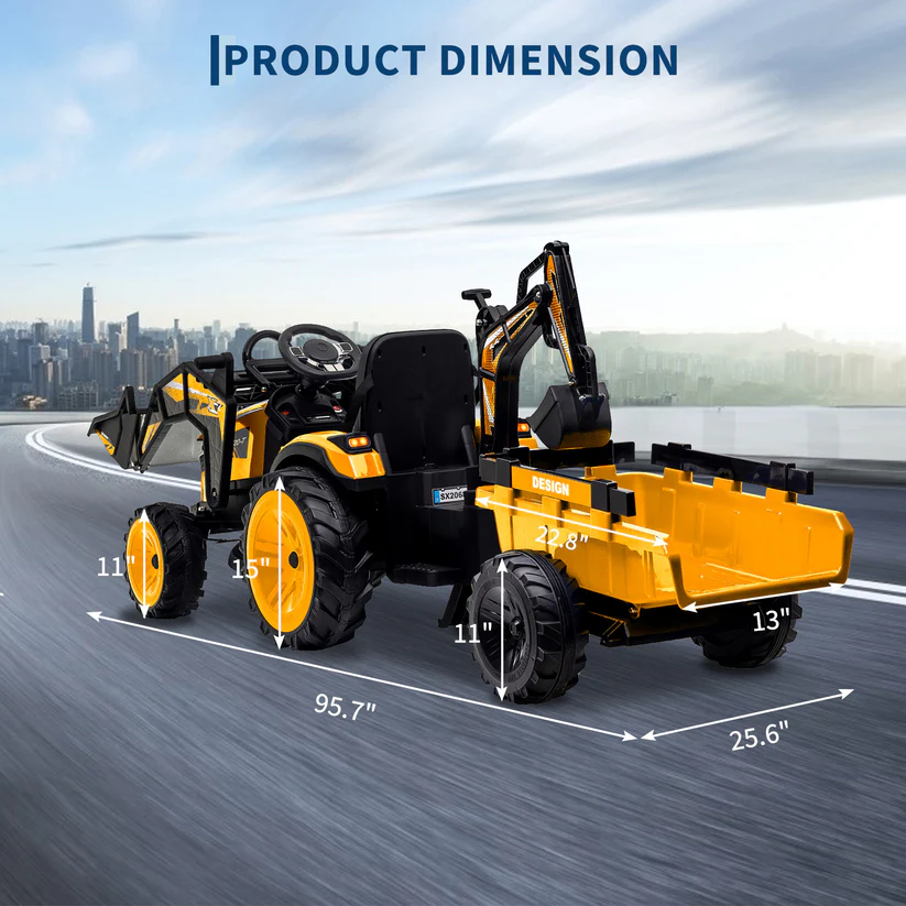 3-in-1 Child Ride Tractor