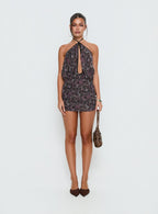 Drifting Away Chiffon Mini Dress Paisley