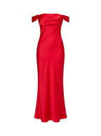 Azura Off The Shoulder Maxi Dress Red