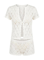 Sun Still Shines Crochet Set White