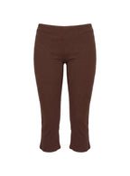 Baseline Rib Capri Pants Chocolate