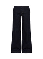 Buenos No Waist Low Rise Straight Leg Jeans Raw Denim