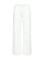 Buenos No Waist Low Rise Straight Leg Jeans White