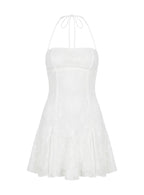 Delamere Mini Dress White Burnout