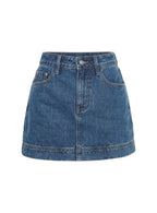 Gazelle Denim Skort Mid Wash Tall