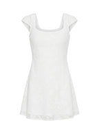 Lucienna Mini Dress White Floral