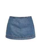 Stefenie Denim Skort Mid Wash Petite