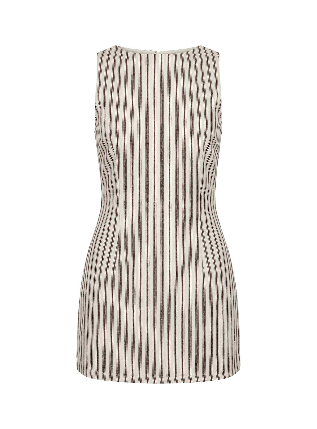 Yumiko Romper Brown Stripe