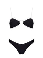 Mystry Ring Bikini Top Black