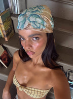 Nellie Chiffon Scarf Leopard Floral