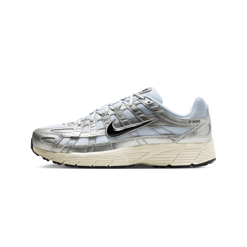 Nike P-6000 'White Metallic Silver Flat Silver Black' (2025)