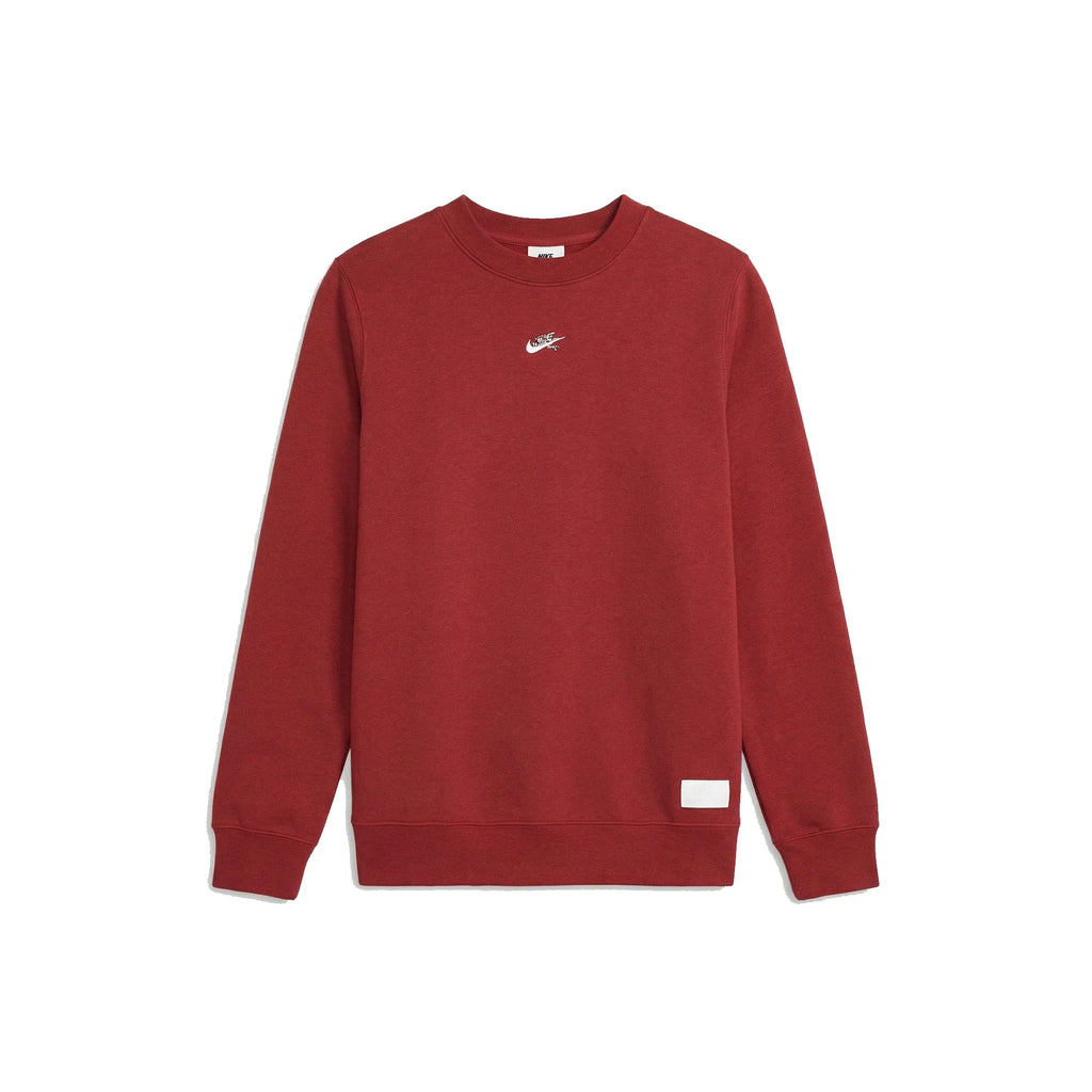Nike Sportswear Year of the Horse Limited Edition Crewneck Sweatshirt 'Dark Red' Women's