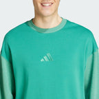 Men's adidas All SZN French Terry Colorblock Crew Sweatshirt
