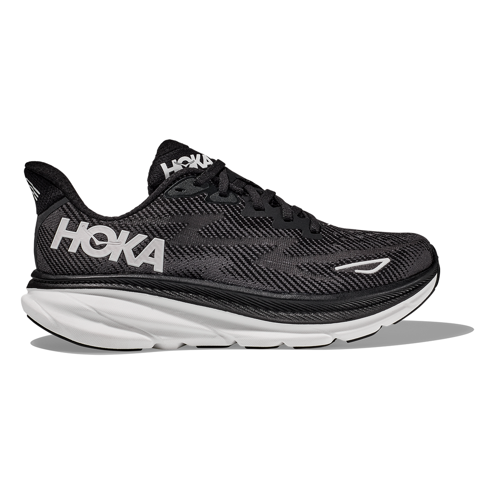 Hoka Clifton 9 - Black - White