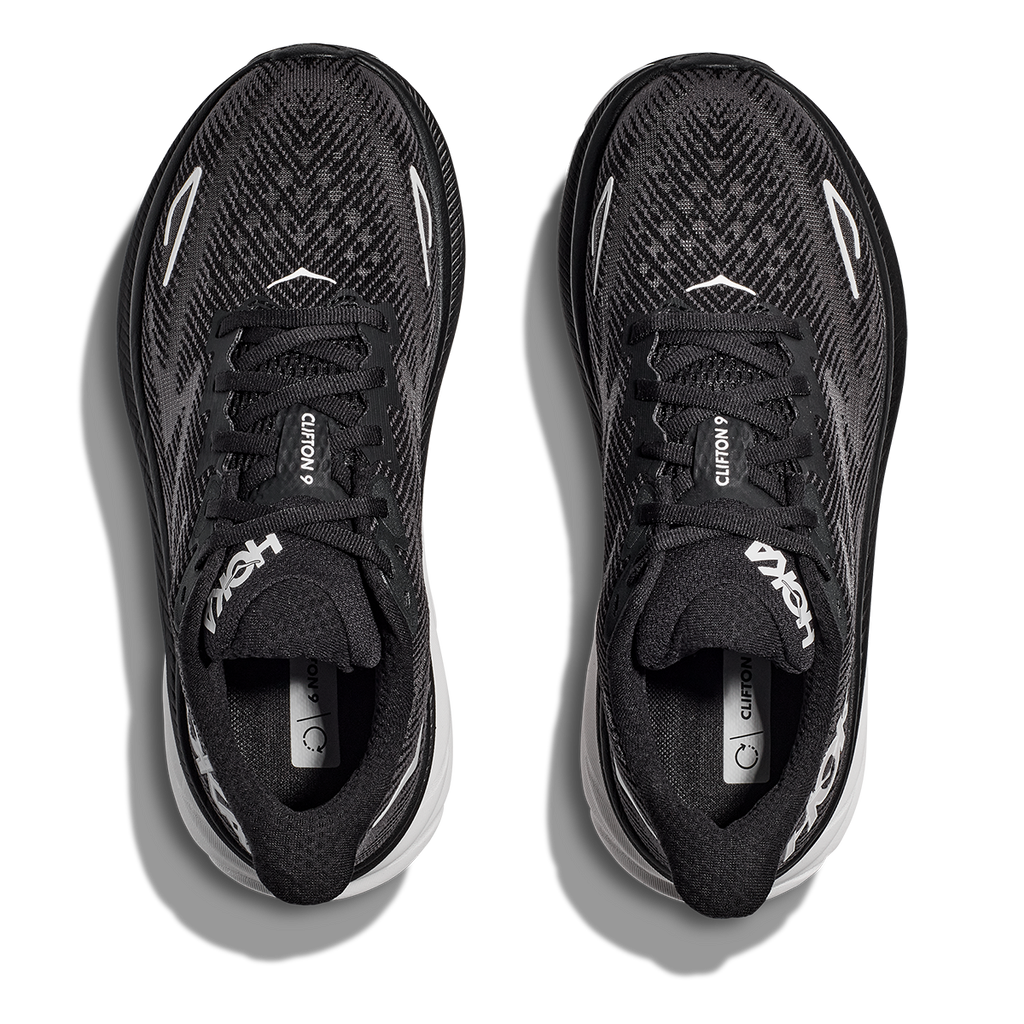 Hoka Clifton 9 - Black - White